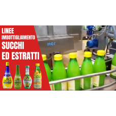 Linee complete imbottigliamento succhi e estratti