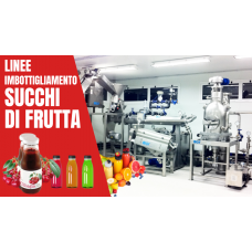 Linee complete imbottigliamento succhi di frutta