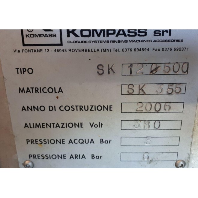 SOFFIATRICE KOMPASS ROTATIVA 12 PINZE SOFFIATRICE KOMPASS ROTATIVA 12 PINZE