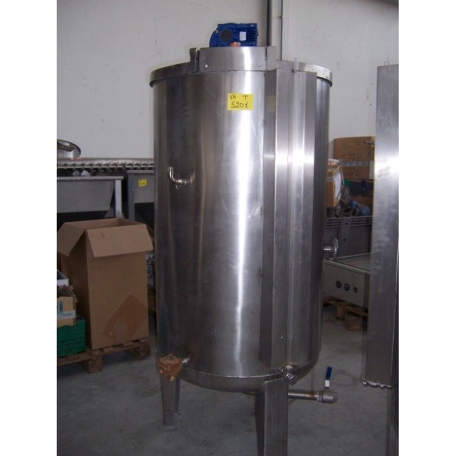 SERBATOIO LT1000 C/MOTORE+AGITATORE INOX