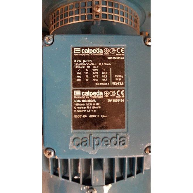 POMPA CALPEDA NM4 100/20C/A 1450/MIN