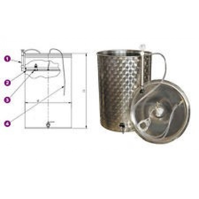 SERBATOIO MEDEA LT.800 SP STANDARD